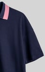 Twin Tipped Collar Cropped Polo Shirt