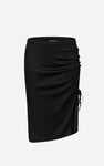 Ruched Drawstring Top & Skirt Set