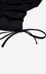 Ruched Drawstring Top & Skirt Set