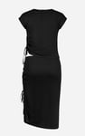Ruched Drawstring Top & Skirt Set