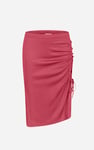 Ruched Drawstring Top & Skirt Set