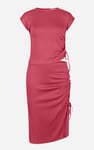 Ruched Drawstring Top & Skirt Set