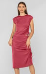 Ruched Drawstring Top & Skirt Set