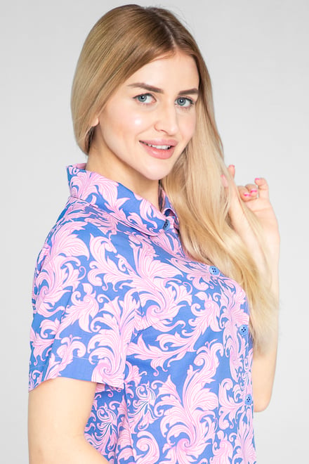 Printed Woven Shirt & Shorts Set