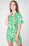 Printed Woven Shirt & Shorts Set