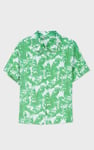 Printed Woven Shirt & Shorts Set