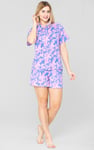 Printed Woven Shirt & Shorts Set