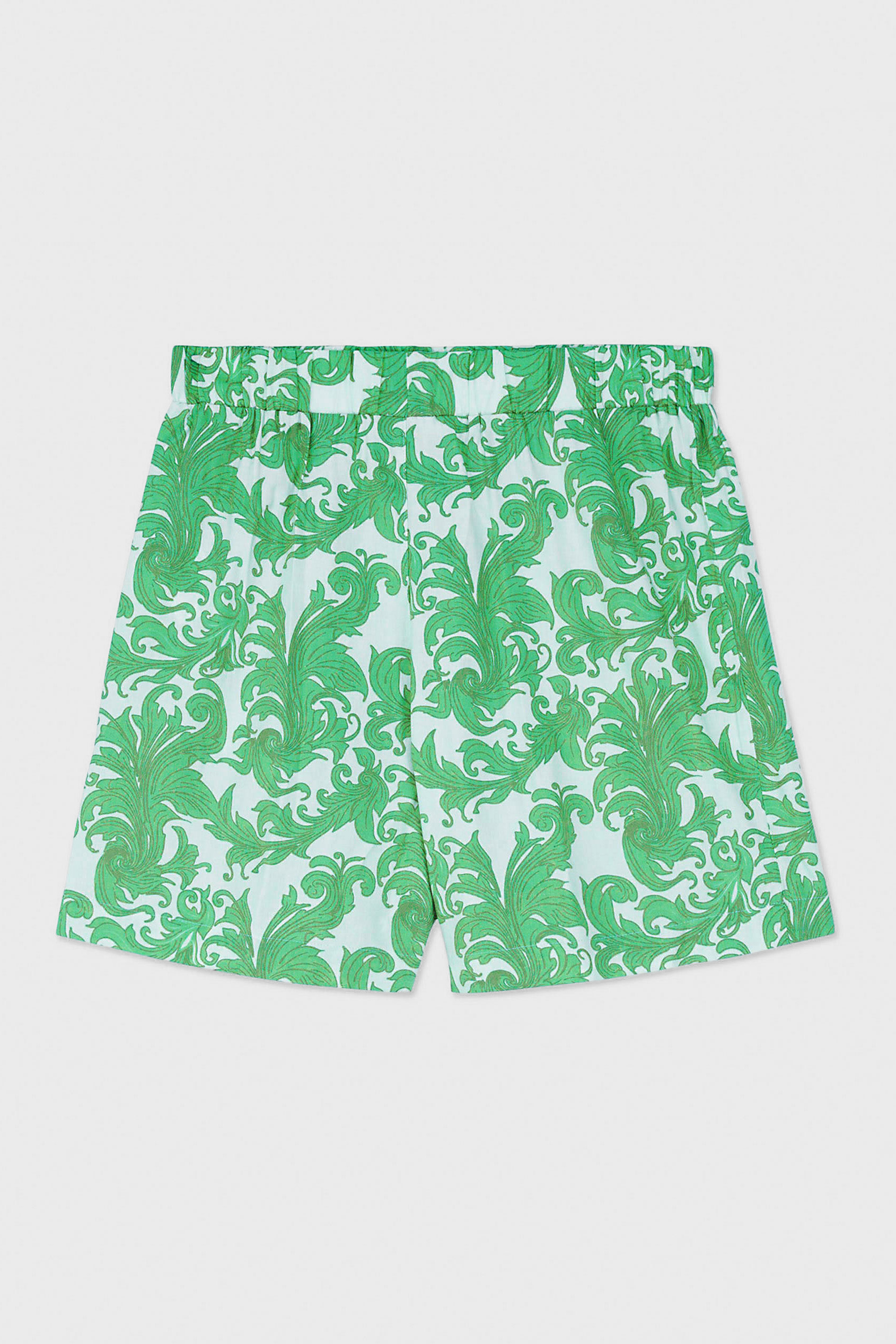 Printed Woven Shirt & Shorts Set