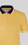 Women's Contrast Collar Jersey Polo Shirt