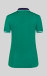Women's Contrast Collar Jersey Polo Shirt
