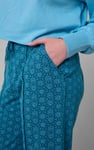 Womens Pleated Wide Leg Trouser