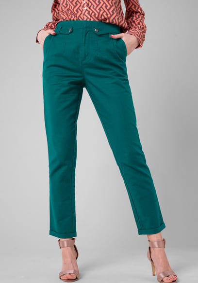 Womens Tapered Leg Trouser