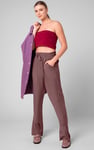 Womens Frill Trim Trouser