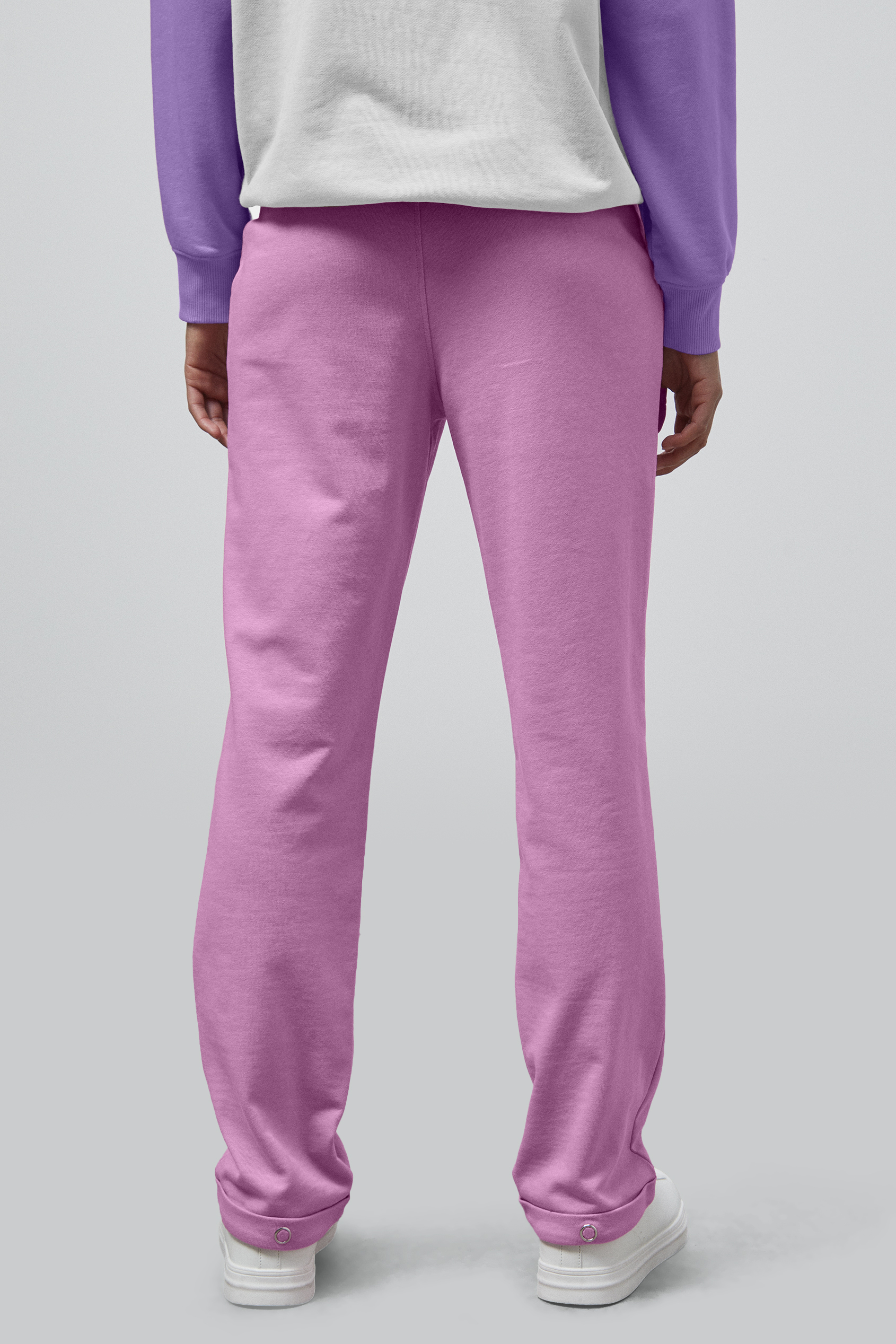 Roll -Up Hem Jersey Trousers