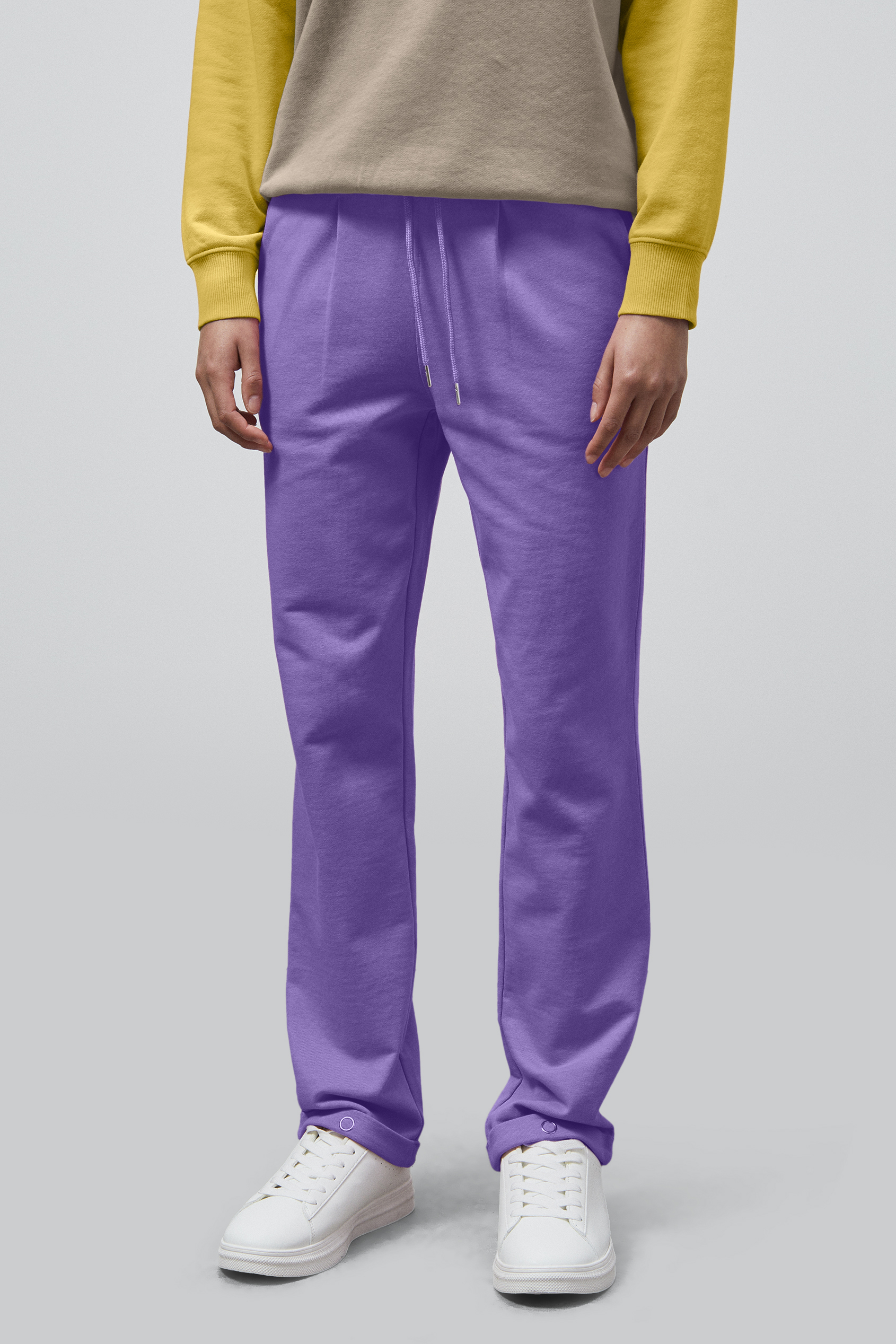 Roll -Up Hem Jersey Trousers