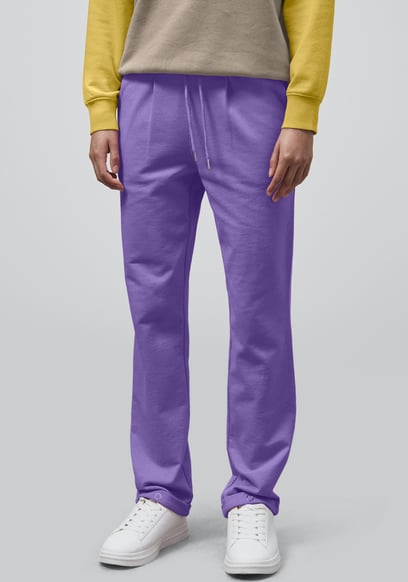 Roll -Up Hem Jersey Trousers