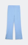 Jersey Ribbed Side slit Leggings