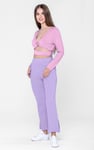 Jersey Ribbed Side slit Leggings