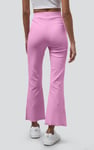 Jersey Ribbed Side slit Leggings