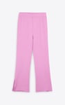 Jersey Ribbed Side slit Leggings