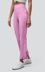 Jersey Ribbed Side slit Leggings