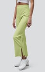 Jersey Ribbed Side slit Leggings