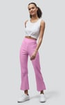 Jersey Ribbed Side slit Leggings