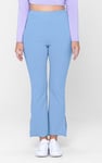 Jersey Ribbed Side slit Leggings