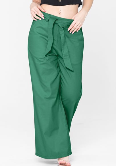 Comfort Stretch Wide Leg Trousers
