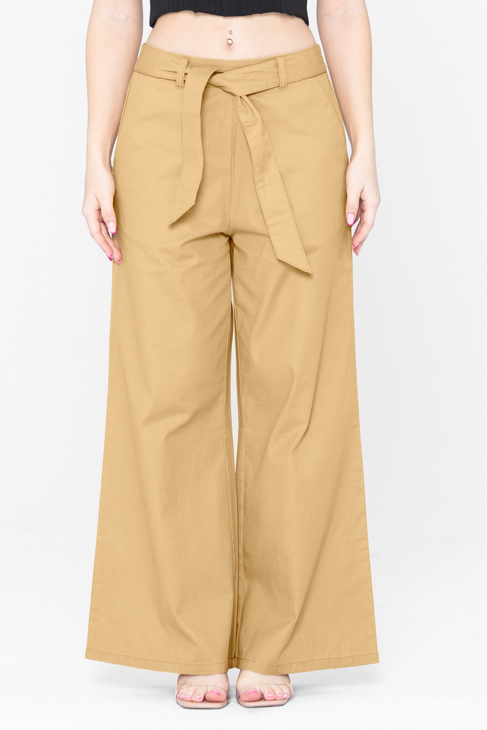 Comfort Stretch Wide Leg Trousers