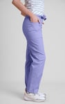 Women's Cotton Stretch Woven Trouser With Waist Belt