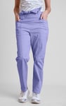 Women's Cotton Stretch Woven Trouser With Waist Belt