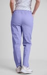 Women's Cotton Stretch Woven Trouser With Waist Belt