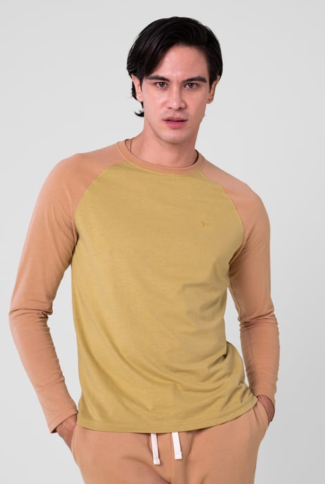 Cream Classic  Raglan Sleeve T-Shirt