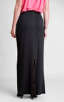 Detailed Stitched Jersey Comfort Fit Skirt