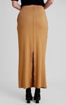 Detailed Stitched Jersey Comfort Fit Skirt