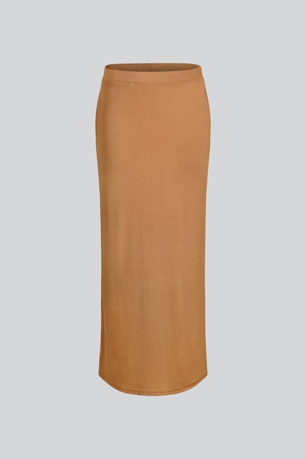Detailed Stitched Jersey Comfort Fit Skirt