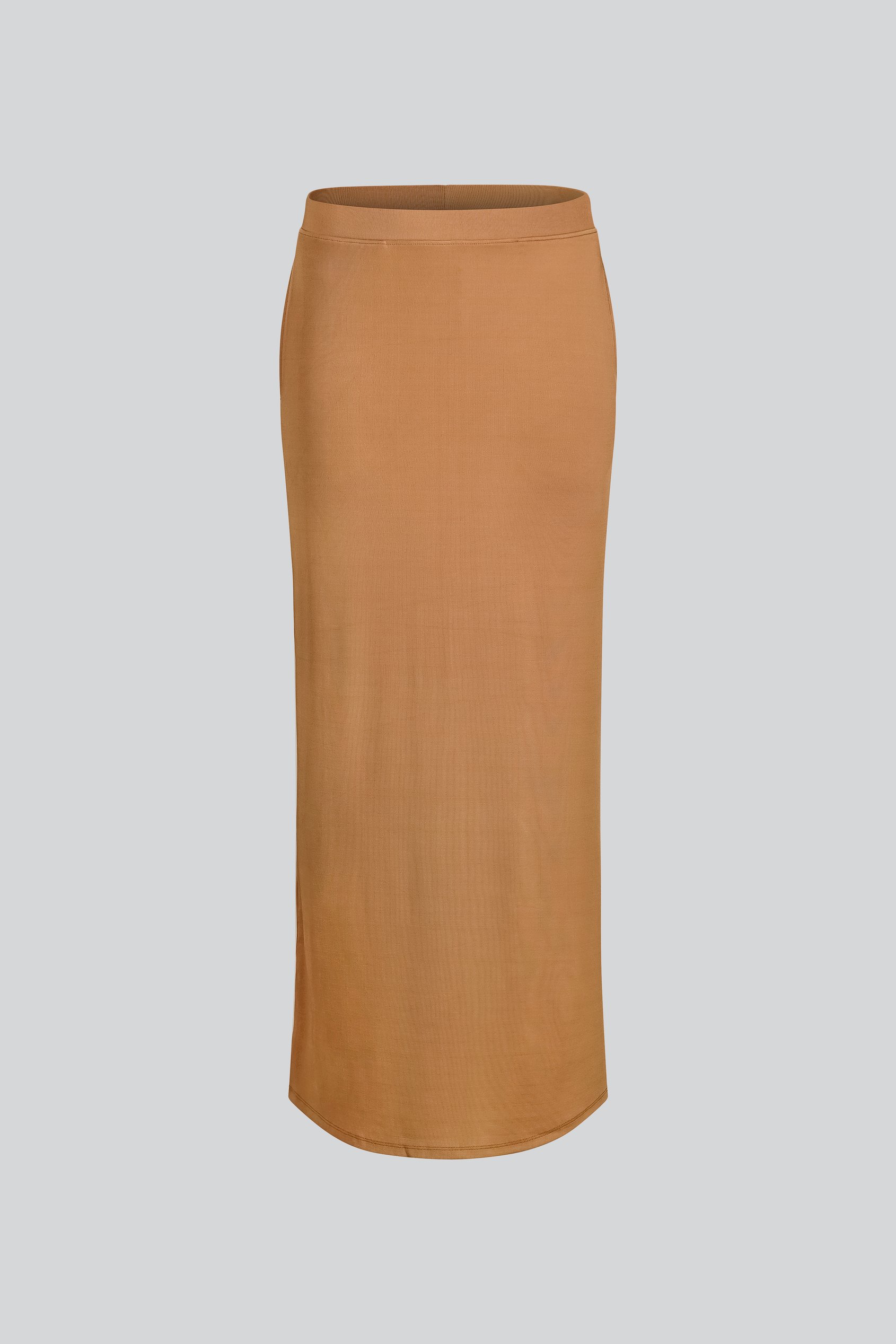 Detailed Stitched Jersey Comfort Fit Skirt