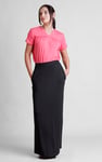 Detailed Stitched Jersey Comfort Fit Skirt