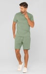 Cotton Terry Short Sleeve Tee and Short Co-order Set