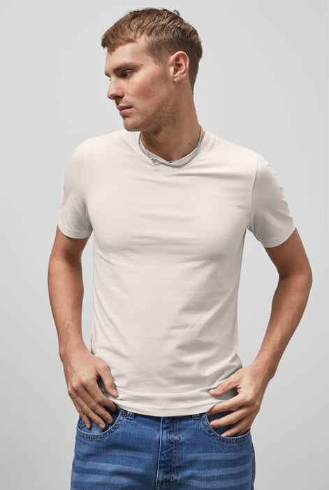 Grey V-Neck T-Shirt