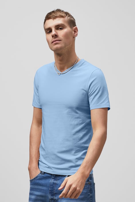 Grey V-Neck T-Shirt