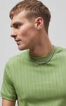 Ribbed Short Sleeve T-Shirt