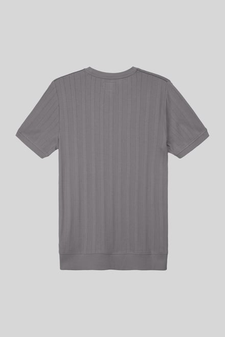 Ribbed Short Sleeve T-Shirt