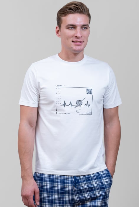 White Soft Cotton Short Sleeve T-Shirt