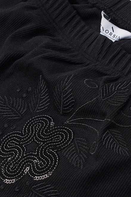 Off Shoulder Embroidery Decor Midi Dress