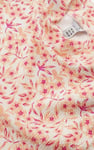 Crepe Ribbed Midi Floral Dress