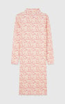 Crepe Ribbed Midi Floral Dress