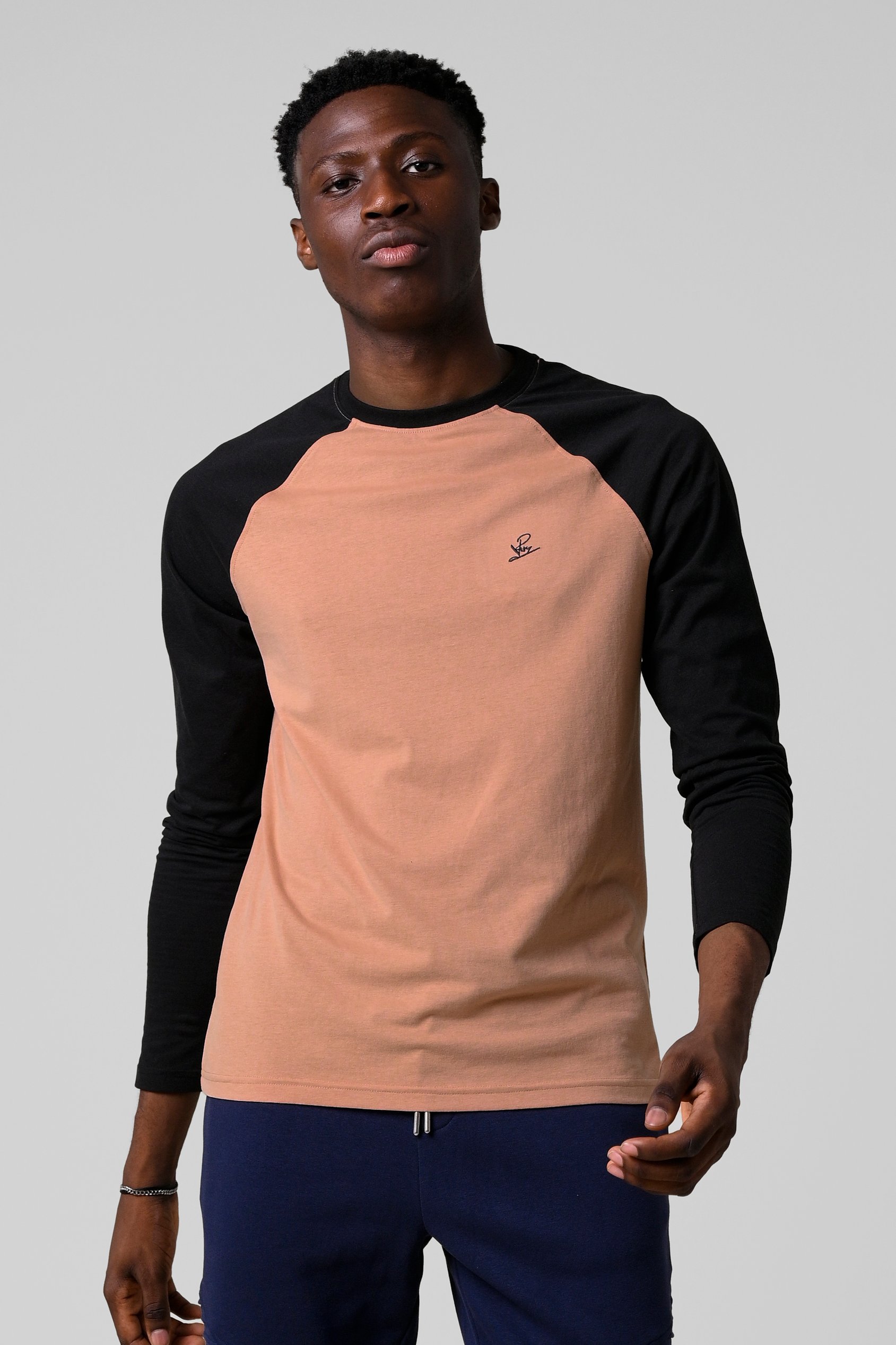 Enorsia Men's Cream Classic Raglan Sleeve T-Shirt - Uk Xl