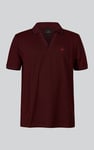 Regular Fit Ribbed V-Neck Polo Shirt
